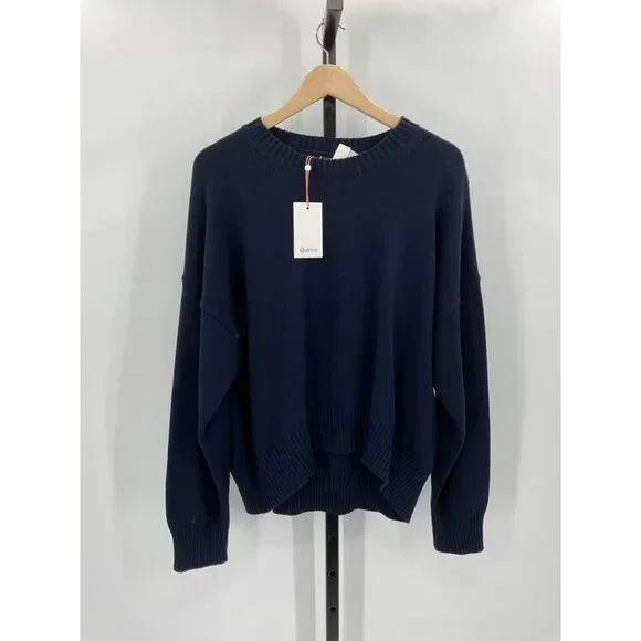 Quince Navy Blue Women's Sweater - Picture 1 of 2